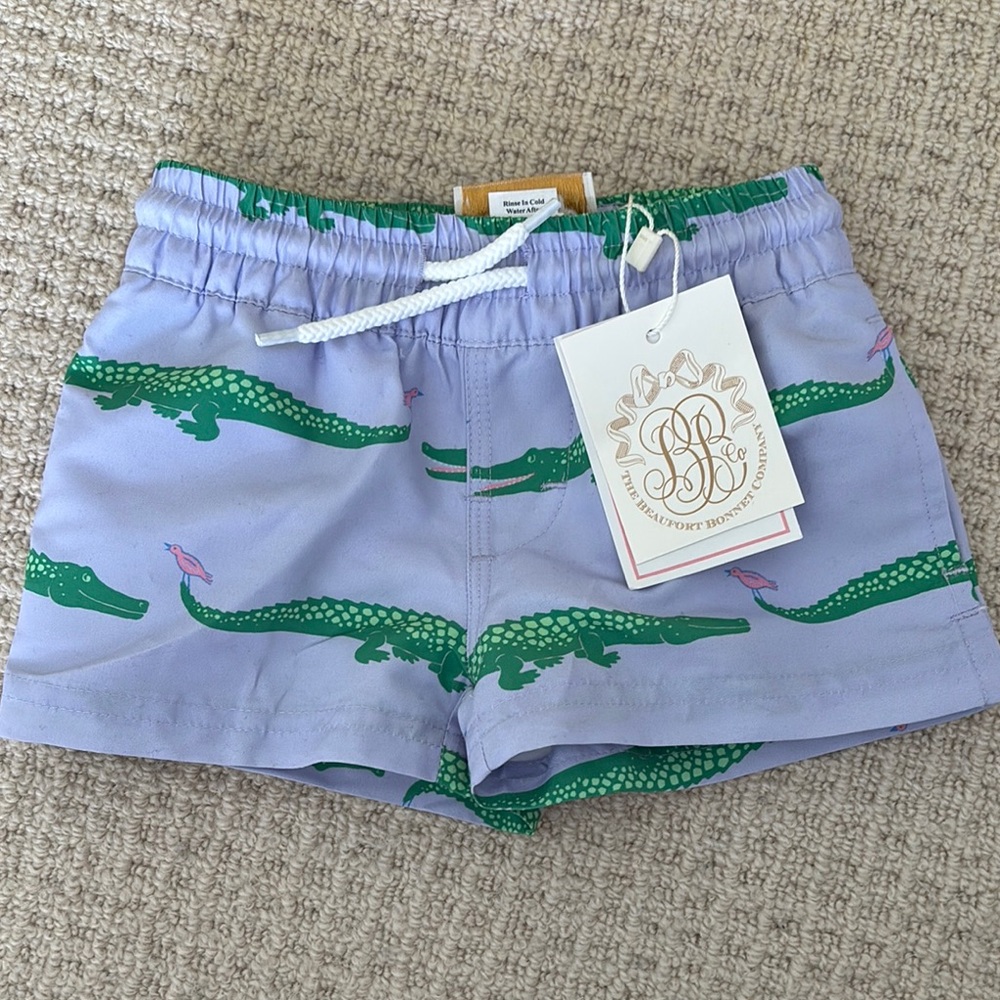 Baby Beaufort & Bonnet Company Alligator Print Bathing Suit